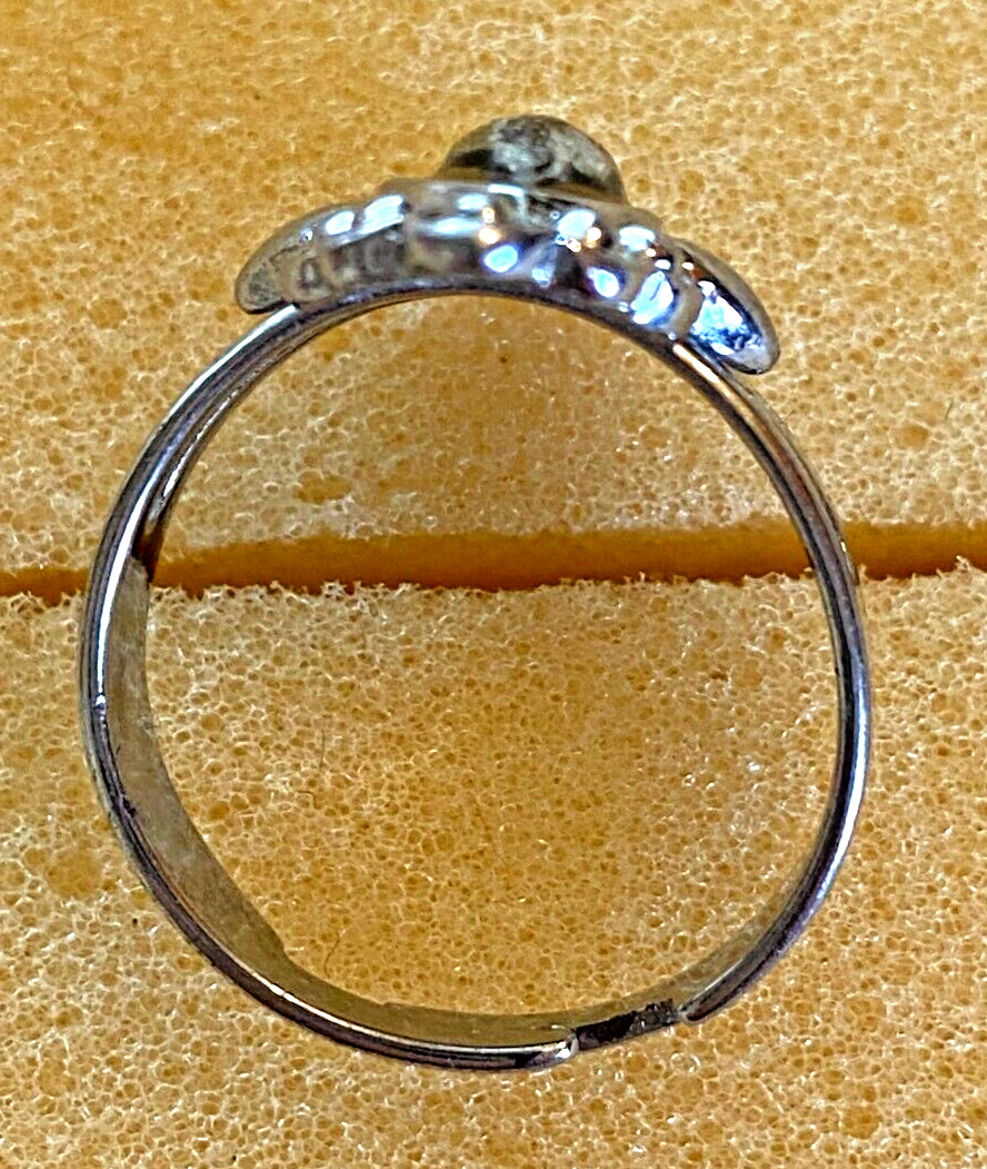 Labradorite  Gemstone Ring  Silver tone adjustabl… - image 2