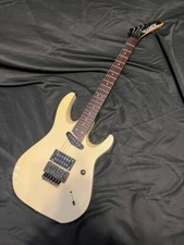 1989 USA Hamer Californian Standard Guitar in Pearl White W/OHSC