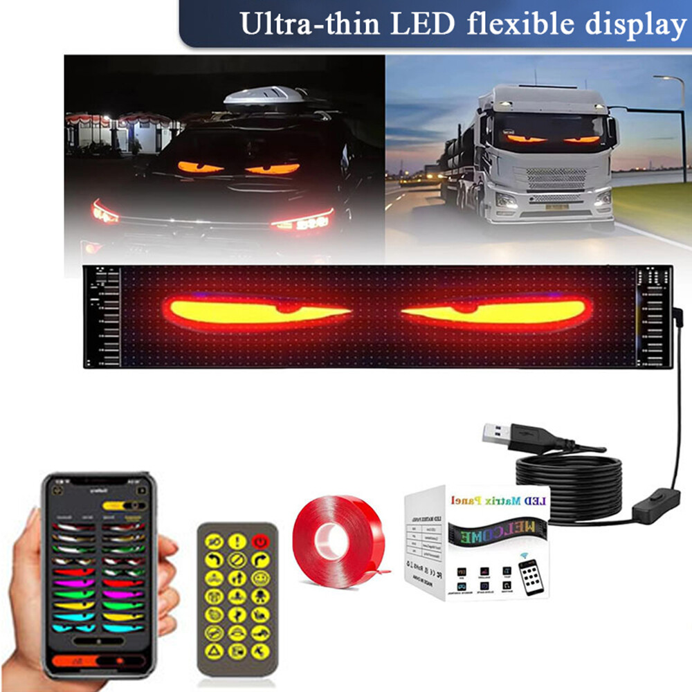 Car Truck-Specific LED Screen Eye Truck Dynamic LED Light Light New