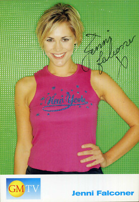 JENNI FALCONER signiertes ''GMTV'' Foto - Film & TV Schauspielerin / Model - Preprint