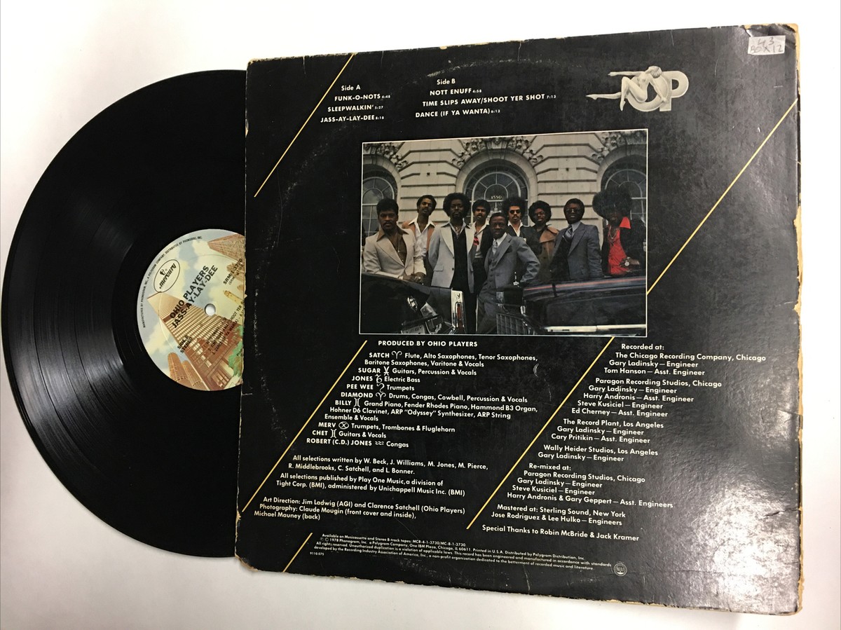 ORIGINAL . 1978 Ohio Players Jass Ay Lay Dee Mercury Records