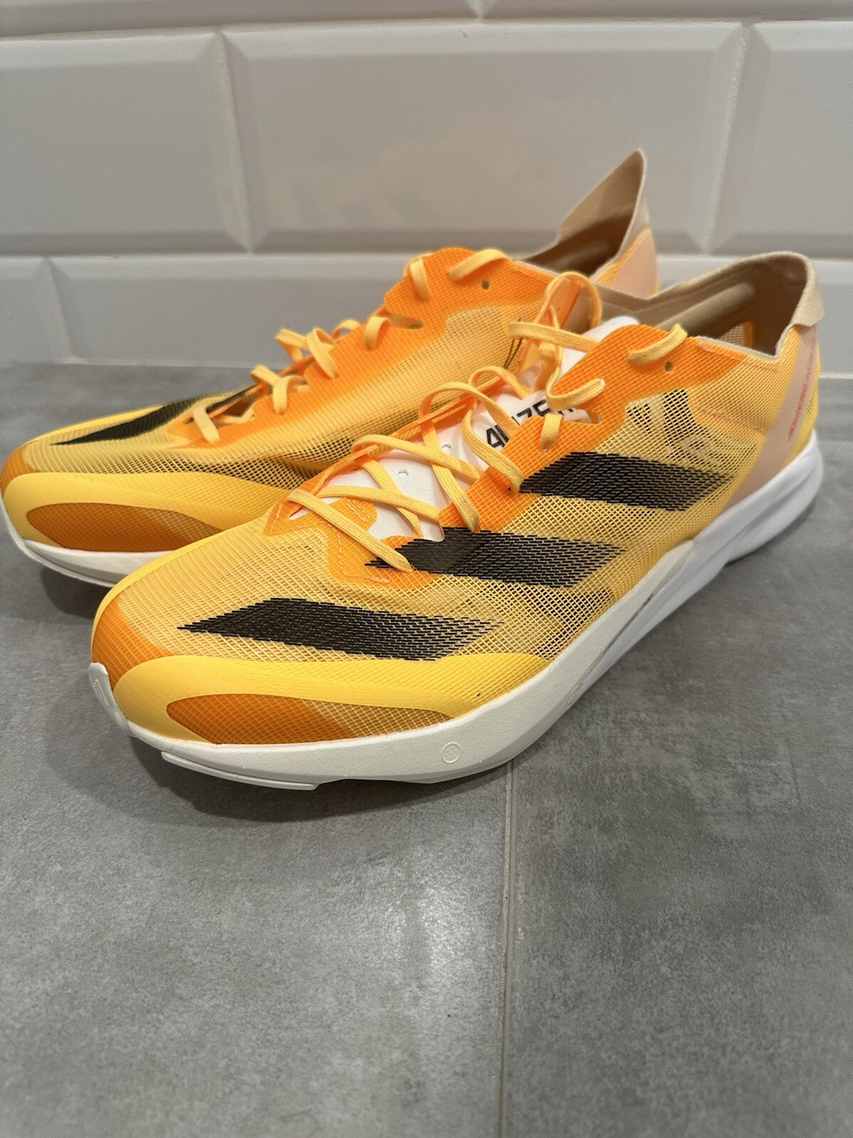 Men's adidas Adizero Adios 8 Spark Running Shoes Casual IG5646 Size 12