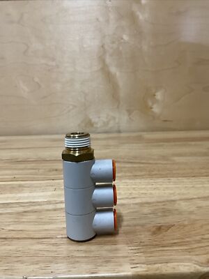 SMC KQ2VT13-37AS fitting, tple uni male elbow (KQV1U-22E)