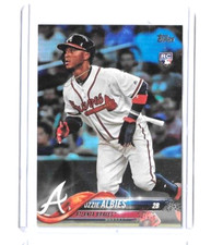 2018 Topps Series 1 OZZIE ALBIES RC Rainbow Foil SP Braves RARE CLEAN!