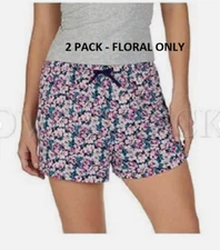 Jane & Bleecker Women's 2-Pack Sleep Shorts(Floral ONLY MEDIUM)NWOT