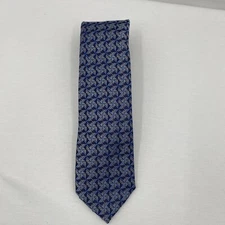 $55 Perry Ellis Mens Levant  Geometric Necktie Silver NWT One Size