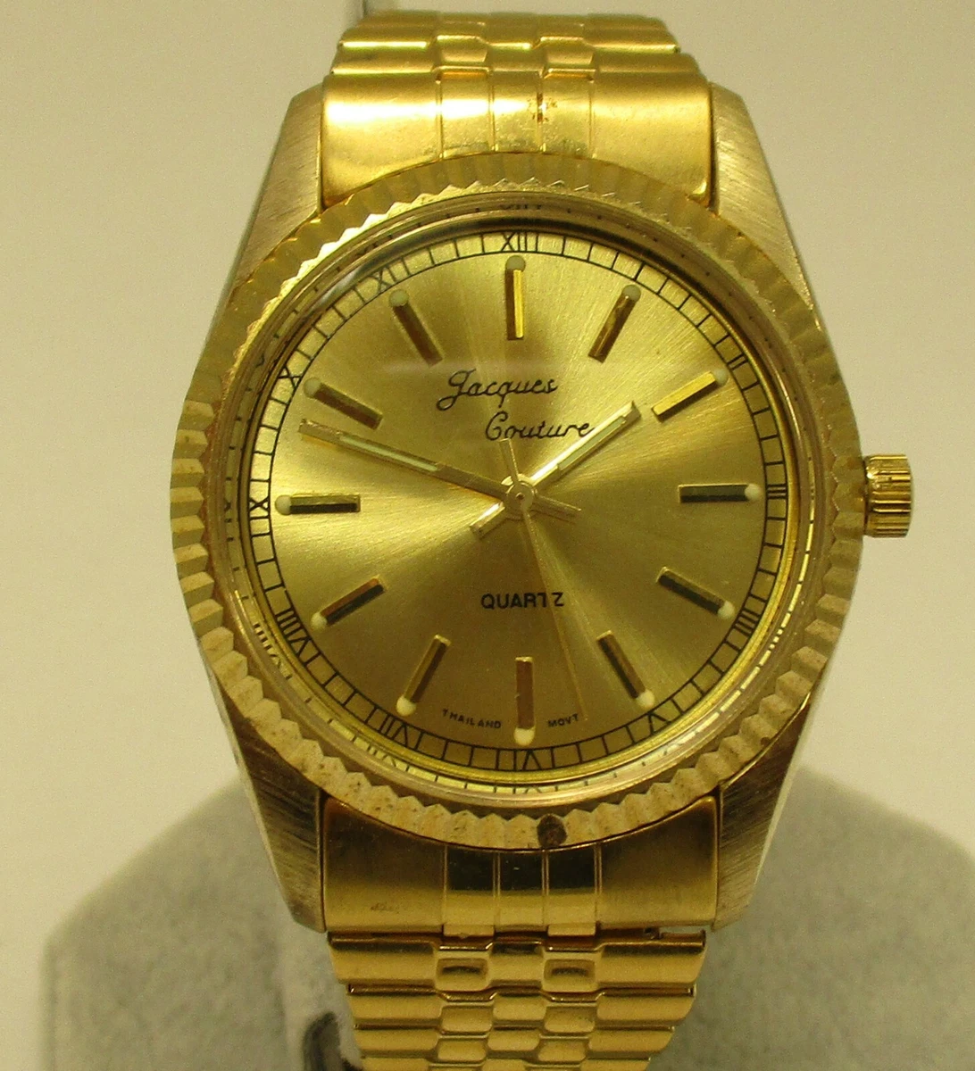 Jacques couture watch clearance quartz