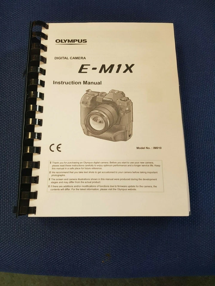 OLYMPUS OM-D E-M1X FOTOCAMERA DIGITALE MANUALE ISTRUZIONI GUIDA UTENTE 683 PAGINE