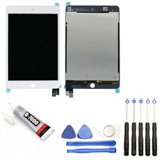 VITRE + ECRAN LCD IPAD MINI 5 A2133 A2124 A2125 7.9" BLANC + OUTILS + COLLE