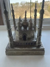 Vintage Fred Zimbalist TAJ MAHAL Swiss Thorens Jewelry Cigarette Music Box Used