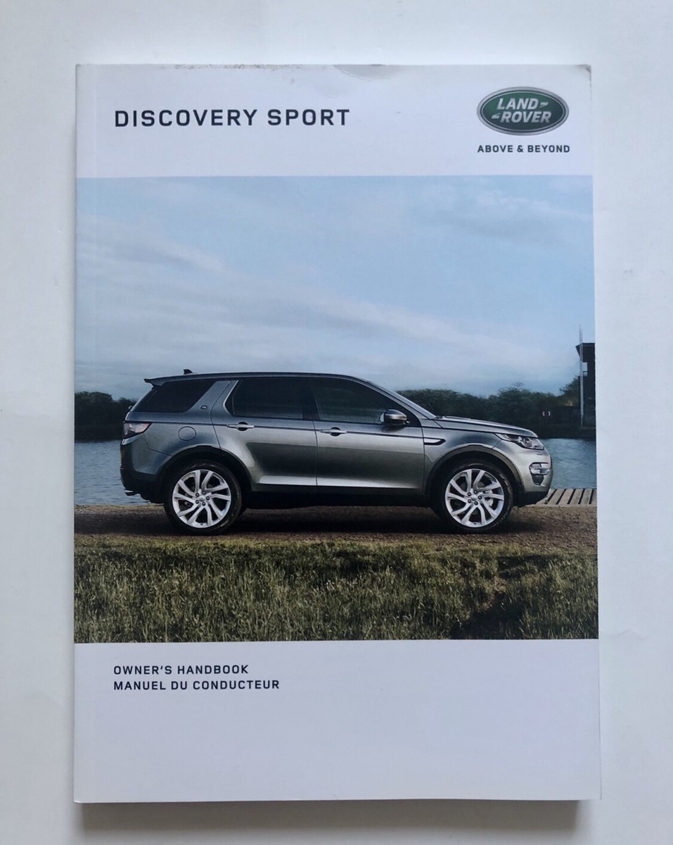 ランドローバー　ディスカバリー　マニュアル 2017 Land Rover Discovery Sport Owners Manual Navigation Book