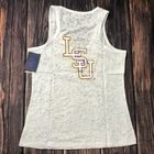 NUYU LSU Tigers Louisiana State University Womens Burnout Tank Top Size XL
