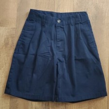IZOD Pleated Navy School Uniform Shorts Size 12