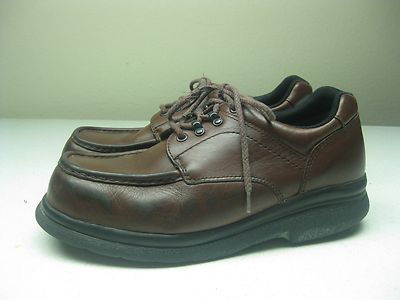 Vintage RED WING BROWN LEATHER STEEL TOE SUPER SOLE SHOES MADE IN USA 6.5 d mens Vintage RED WING BROWN LEATHER STEEL TOE SUPER SOLE SHOES  main image 3