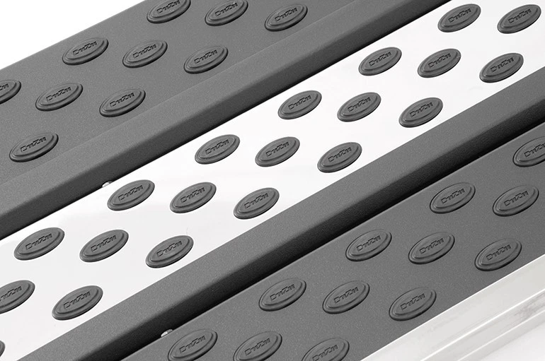 Dee Zee 5" NXc rueda a rueda pulido con estriberas negras - DZ16203 Foto 2 de 4