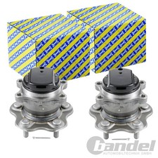 2X SNR RADLAGER-SATZ HINTEN VORNE PASSEND FÜR NISSAN QASHQAI X-TRAIL RENAULT