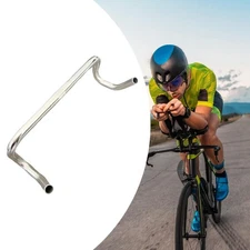Road Bike Bent Bar Curved Aluminum Cycling Bar Bike Drop Bar