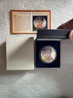 2001 American Eagle Walking Liberty Colorized Silver Dollar 1oz .999 Fine Silver