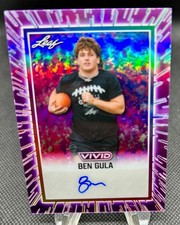 2025 Leaf Vivid - Ben Gula - Purple Splash Auto SSP#2/7 - COL Buffaloes!