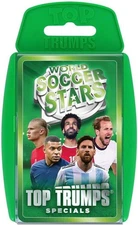 Top Trumps Card Game World Soccer Stars - Family Games for Kids and Adults