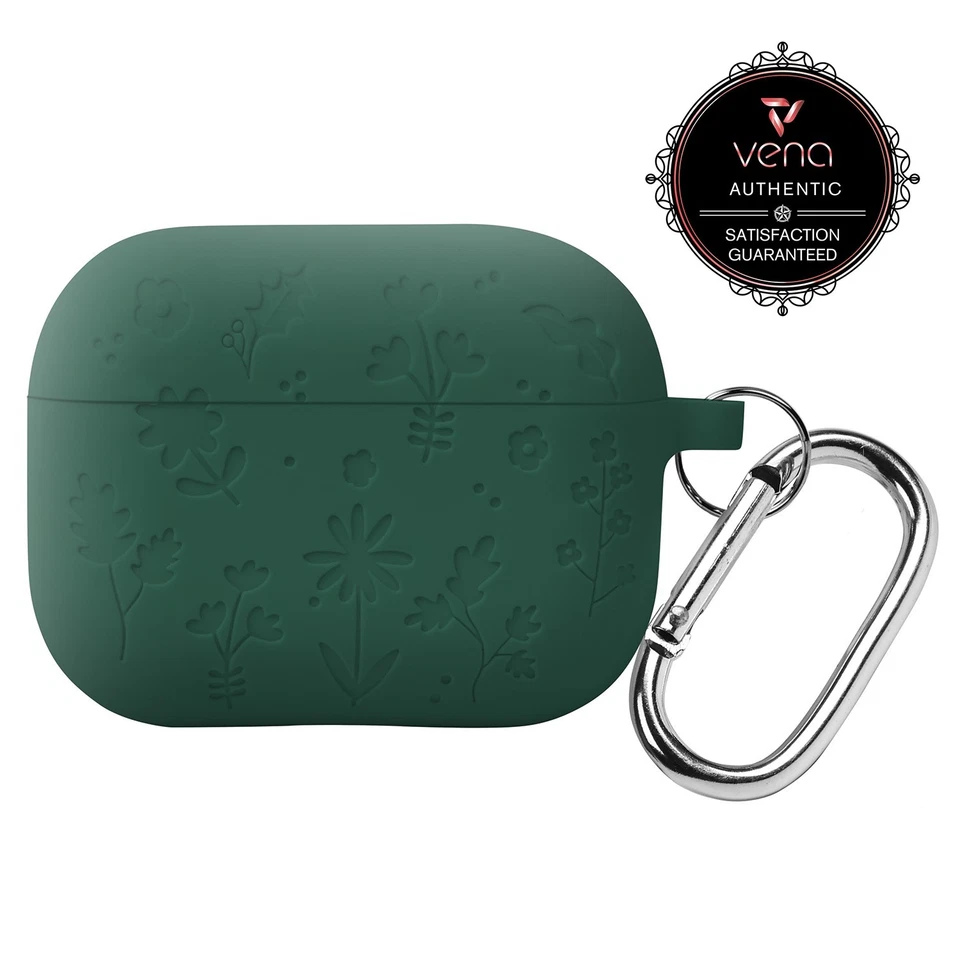 Vena For Apple AirPods Pro 3 Case Cover Silicone Floral MagSafe