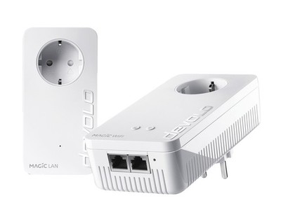 DEVOLO 8614 Magic 2 WiFi next Starter Kit Powerline Adapter 2400 Mbit/s Kabellos