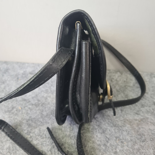I Medici Firenze Cross Body Saddle Bag 100% Genuine Thick Leather Made In Italy - Foto 6 di 17