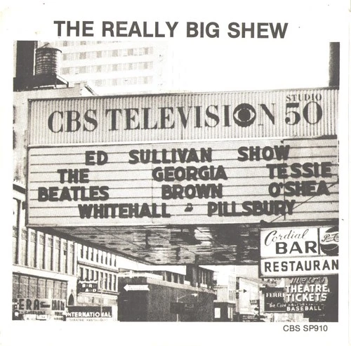 BEATLES PICTURE SLEEVE+5-SONG-EP-45-(ED SULLIVAN SHOW)--PS--PIC--SLV