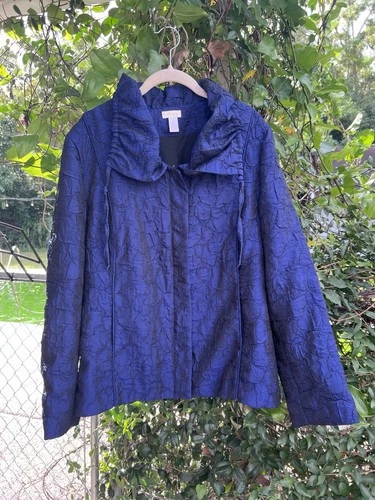 Chico’s Ladies Jacket, Navy Blue, Size 2 - product listing photo