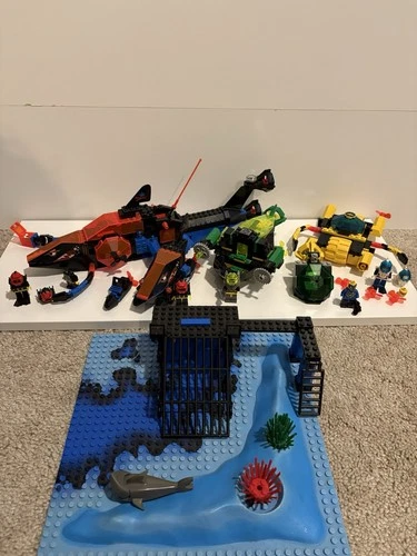 LEGO Auqazone Lot 6190, 6135, 6145, 6110, 2160 + Minifigures & Accessories RARE