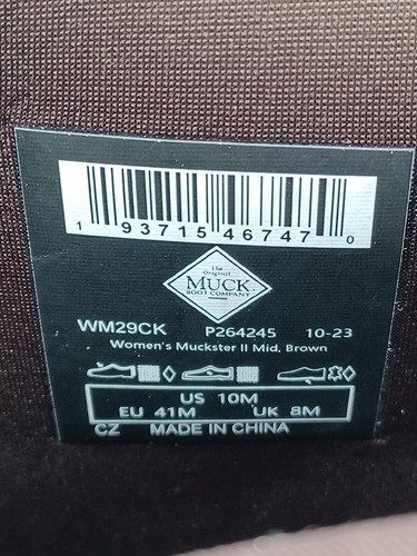 NEW Muck Ladies Muckster II Rooster Brown Mid Boots-Size 10 M - Picture 12 of 22