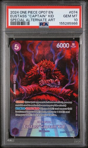 Eustass"Captain"Kid (SP Card) graded PSA 10 for sale on eBay
