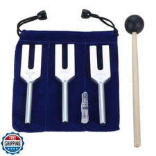 Angel Tuning Forks Set - 4096 Hz, 4160 Hz, 4225 Hz for Sound, Musical Instrum