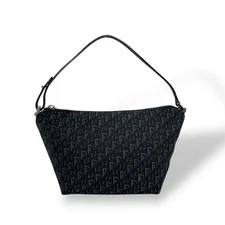 Dior Vintage Trotter Mini Handbag Accessory Pouch Rare Design Auth