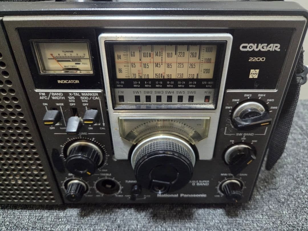 national Panasonic／COUGER RF-2200 Rf-2200 National Panasonic Transistor BCL Radio Cougar Tested