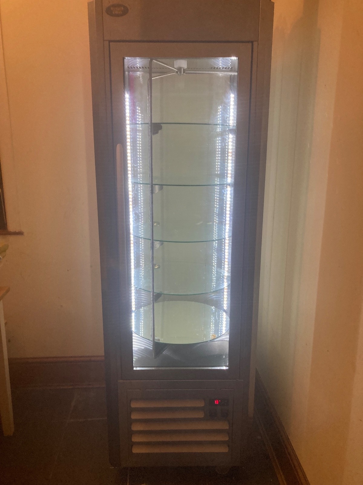 cake display fridge Roller grill in excellent condition