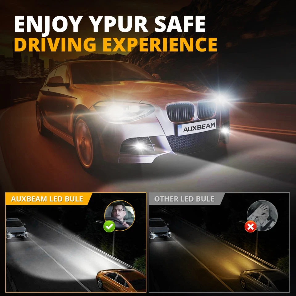 Светодиодная противотуманная фара AUXBEAM 1:1 Canbus белая для Pontiac G6 2005 2006 2007 годов выпуска - Изображение 3 из 4