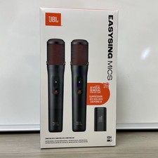 JBL EasySing Wireless Microphones Karaoke Set AI Powered Real Time Vocal Removal