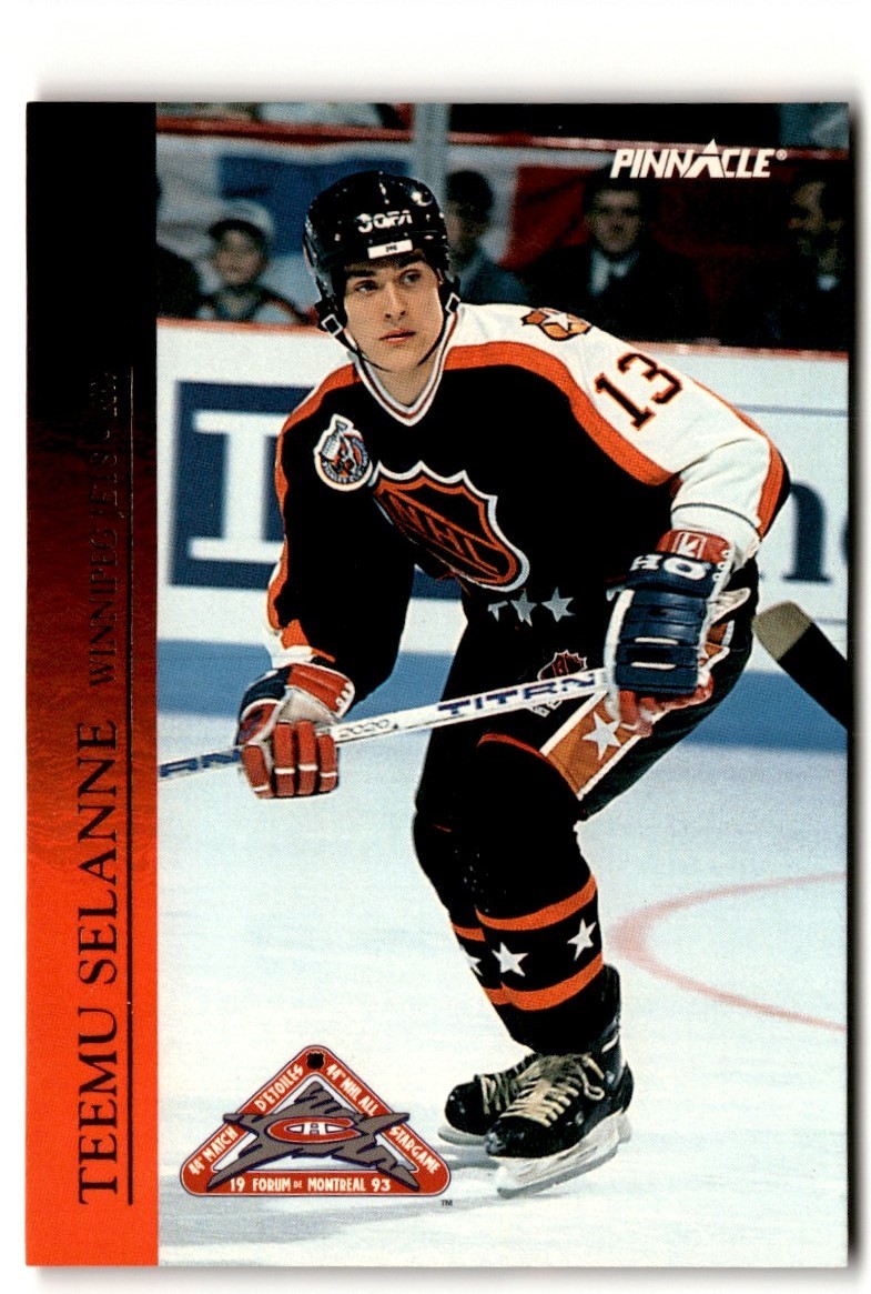 Teemu Selanne 1993-94 Score Canadian Pinnacle All-Stars #32 Winnipeg Jets