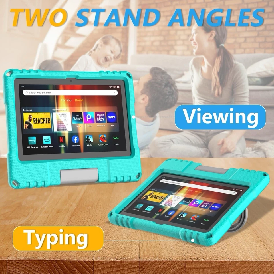 10in Tablet Case for Kids,Incompatible iPad Samsung TCL, Shockproof Kid-Proof…… - Image 3 of 4
