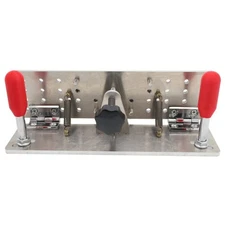 Handheld Quick-Change Blade Sharpening Stand with V-Clamp Angle Grinder