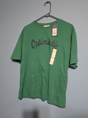 NWT Women's Universal Threads  Green T Shirt Medium ''Optimistic ''