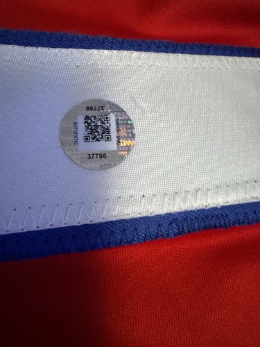 PETE MAHOVLICH Signed CUSTOM JERSEY D&A Cardworld COA Hockey Montreal Candiens - Picture 3 of 5