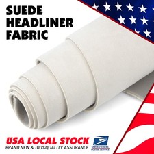 Premium Beige Headliner Fabric with Foam Backing for Car Ceiling Fabric Repair