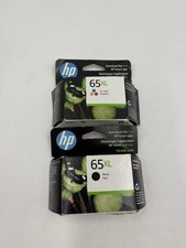 HP 65XL Black High-Yield Ink  65XL Tri-Color Cartridge N9K04AN New EXP 2025