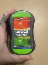 Crocs Shine Shoe Cleaner & Conditioner Sponge - Polisher for Crocs Footwear NEW