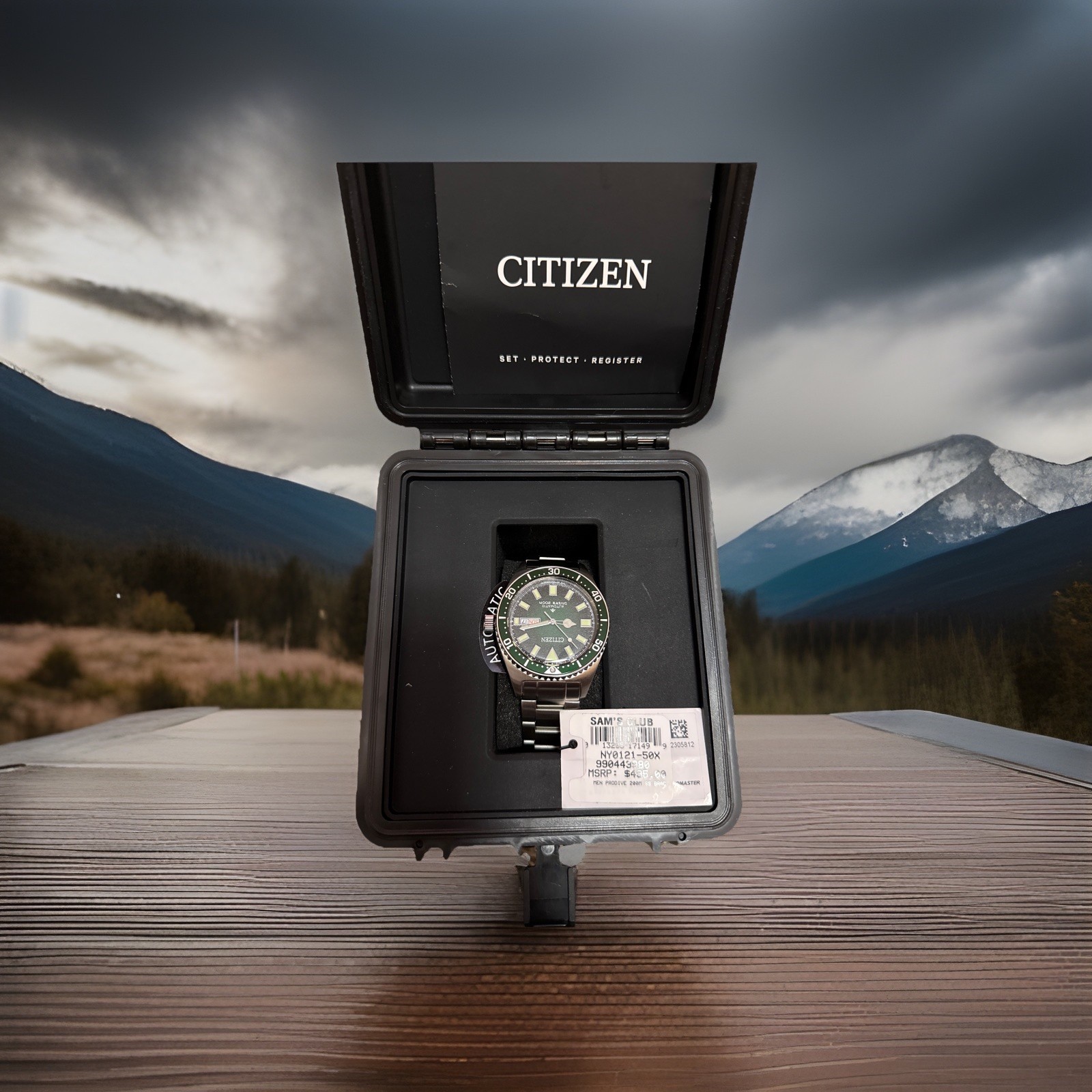 Citizen Promaster Automatic Dive Watch, NY0121-50X  Green Dial, 41MM