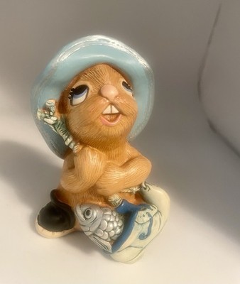 Pendelfin ''Whopper'' Rabbit Made in England Hand Painted Stone Craft 989934