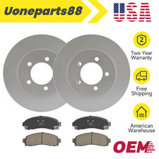Front Brake Rotors Ceramic Pads For 2002-2005 Ford Explorer Mercury Mountaineer