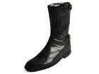 Paul Smith Vintage Black Leather Triumph Motorcycle Boots 10 36707